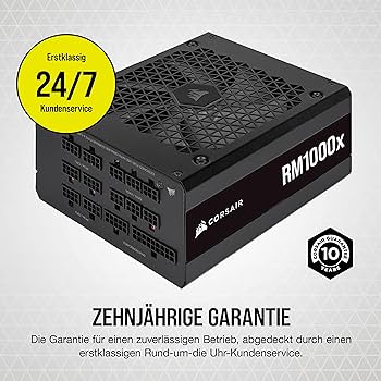 Corsair RM1000x 80 PLUS Gold Fully Modular 1000 W ATX Power